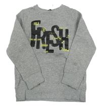 Sivá mikina s nápismi George