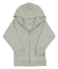 Svetlosivá melírovaná prepínaci mikina s kapucňou Primark