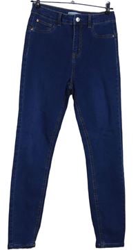 Dámske tmavomodré skinny rifle zn. Primark