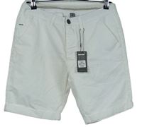Pánské bílé plátěné chino kraťasy Primark vel. 32