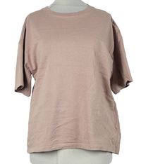 Dámske svetloružové tričko Pull&Bear