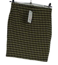 Nové - Dámska čierno-béžová vzorovaná minisukňa New Look