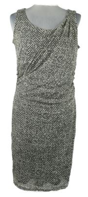 Dámské šedé vzorované tylové šaty Esprit 