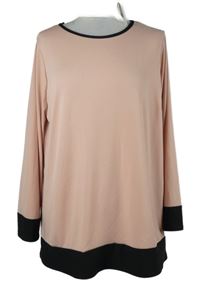 Nové - Dámská světlerůžovo-černá tunika Lipsy 