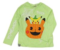 Neónově zelené tričko s Pikachu Primark