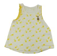 Biely top s citrony zn. Hema