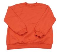 Červená mikina s nápisom M&S