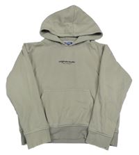 Béžová mikina s nápisom a kapucňou Jack & Jones