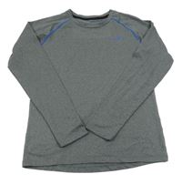 Šedé thermo triko s logem