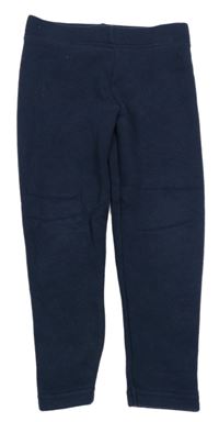 Tmavomodré zateplené legíny Primark