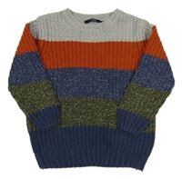 Farebný pruhovaný sveter George