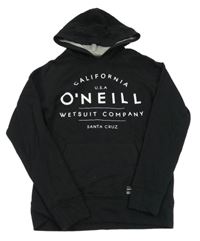 Černá mikina s logem a kapucí O´neill