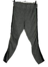 Dámské černo-bílé kostkované legíny Janina