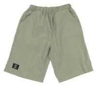 Zelené športové kraťasy Shein