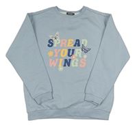 Světlemodrá mikina s nápisem Primark 