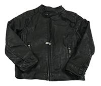 Čierna koženková bunda zn. Primark