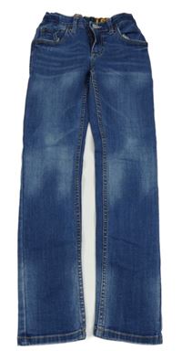 Modré slim teplákové rifle Levi´s