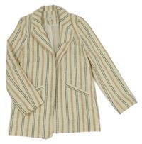 Béžovo-čierno-hnedý sačkový cardigan River Island