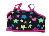 Čierna plavková lambáda s hviezdami bpc