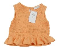 Nové - Marhuľový strukturovaný top Primark