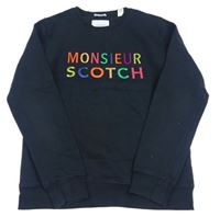 Černá mikina s nápisem Scotch&Soda