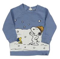 Modrošedá mikina so Snoopym H&M