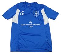 Modro-biele športové tričko s logom Joma