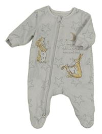 Šedý fleecový overal Hádej, jak moc tě mám rád George 