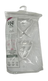 Nové - 2x - Bílá halenka s dlouhým rukávem 1880club