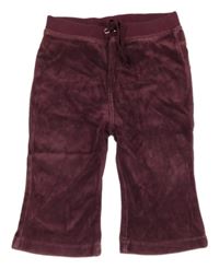 Vínové sametové kalhoty Topolino