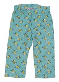 Svetlomodré capri legíny s Flounderem Disney