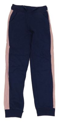 Tmavomodro-růžové tepláky Lily & Dan