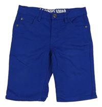 Kobaltové modré riflové kraťasy 