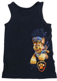 Tmavomodré tielko s Chasem C&A