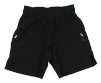 Čierne športové funkčné kraťasy Decathlon