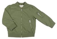 Khaki šusťáková jarní bunda H&M