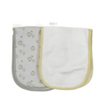 Nové - 2x - Bílá s hvězdičkami + bílá froté plena na odříhnutí s ovečkami Dunnes