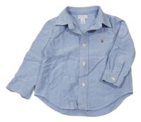 Světlemodrá košile s logem Ralph Lauren
