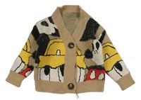 Béžový prepínaci sveter s Mickey