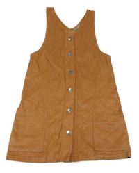 Karamelové menšestrové prepínaci šaty Matalan