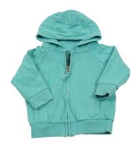 Jadeitová melírovaná propínací mikina s kapucí Next