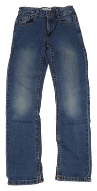 Modré slim rifle KIABI