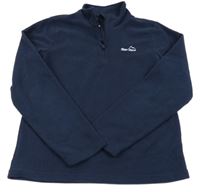 Tmavomodrá fleecová funkčná mikina s logom Peter Storm