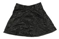 Čierna koženková sukňa George