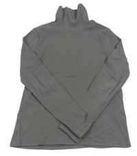 Sivý rebrovaný rolák H&M