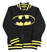 Čierna fleecová prepínaci mikina s netopýrem - Batman