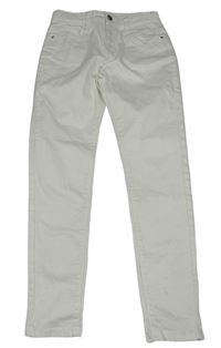 Bílé skinny rifle Denim Co.
