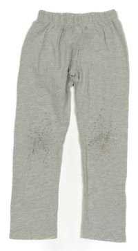 Svetlosivé melírované legíny so srdiečkami Kids