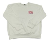 Smotanová mikina s nápisom