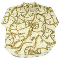 Nové - Žlutá halenka s řetízky River Island